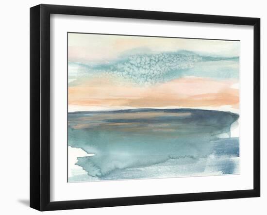 Peachy Salt Spray II-Jennifer Goldberger-Framed Art Print