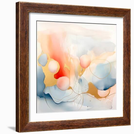 Peachy-Walker Noble-Framed Art Print