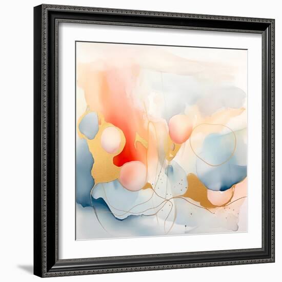 Peachy-Walker Noble-Framed Art Print