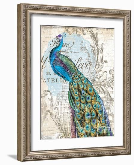 Peacock 1-Ophelia & Co^-Framed Art Print