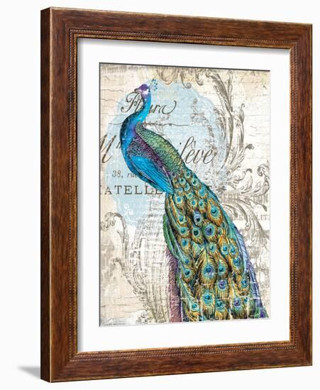 Peacock 1-Ophelia & Co^-Framed Art Print