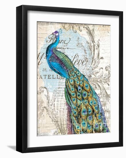 Peacock 1-Ophelia & Co^-Framed Art Print