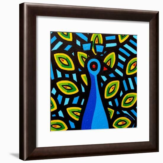 Peacock 1-John Nolan-Framed Giclee Print