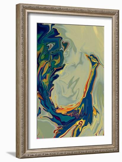 Peacock 2-Rabi Khan-Framed Art Print