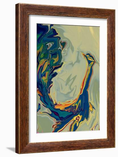 Peacock 2-Rabi Khan-Framed Art Print