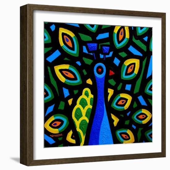 Peacock 2-John Nolan-Framed Giclee Print