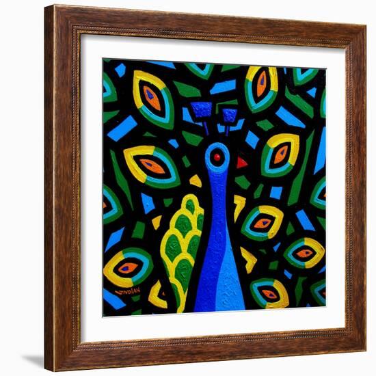 Peacock 2-John Nolan-Framed Giclee Print