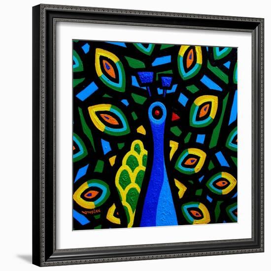 Peacock 2-John Nolan-Framed Giclee Print