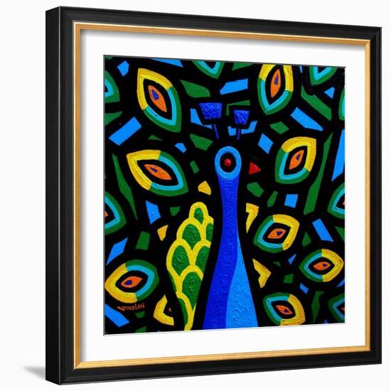 Peacock 2-John Nolan-Framed Giclee Print