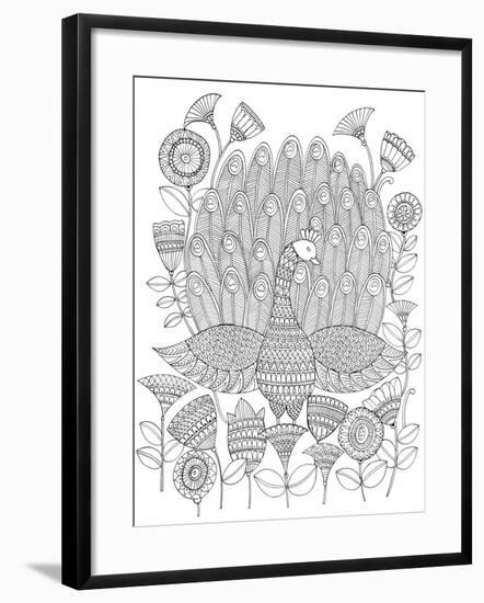 Peacock 8-Neeti Goswami-Framed Art Print