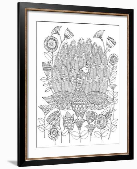 Peacock 8-Neeti Goswami-Framed Art Print