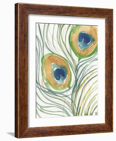 Peacock Abstract I-Samuel Dixon-Framed Art Print