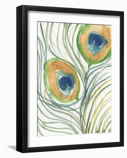 Peacock Abstract I-Samuel Dixon-Framed Art Print