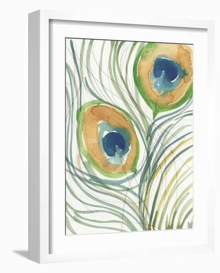 Peacock Abstract I-Samuel Dixon-Framed Art Print