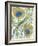 Peacock Abstract II-Samuel Dixon-Framed Art Print