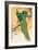 Peacock and Peahen on Branch-Koson Ohara-Framed Giclee Print