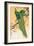 Peacock and Peahen on Branch-Koson Ohara-Framed Giclee Print