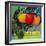 Peacock Apple Crate Label - Watsonville, CA-Lantern Press-Framed Art Print