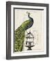 Peacock Birdcage I-Hugo Wild-Framed Art Print