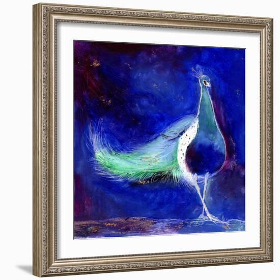 Peacock Blue, 2013-Nancy Moniz-Framed Giclee Print