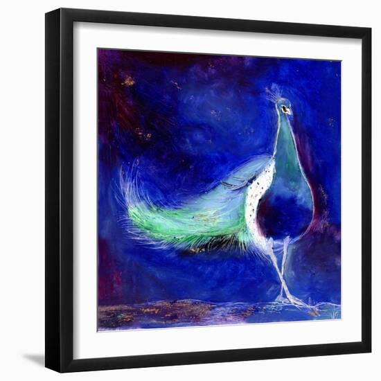 Peacock Blue, 2013-Nancy Moniz-Framed Giclee Print