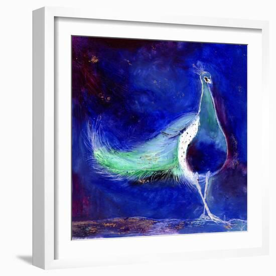 Peacock Blue, 2013-Nancy Moniz-Framed Giclee Print