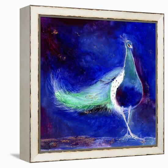 Peacock Blue, 2013-Nancy Moniz-Framed Premier Image Canvas