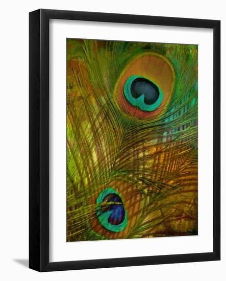 Peacock Candy II-null-Framed Giclee Print