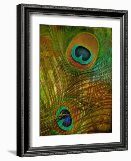 Peacock Candy II-null-Framed Giclee Print