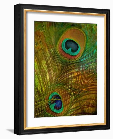 Peacock Candy II-null-Framed Giclee Print