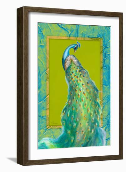 Peacock Daze II-Tiffany Hakimipour-Framed Art Print