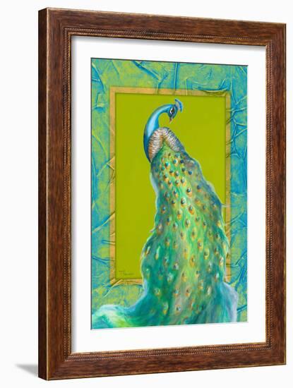 Peacock Daze II-Tiffany Hakimipour-Framed Art Print