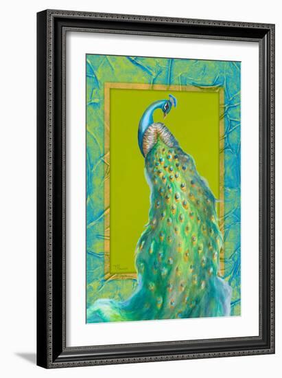 Peacock Daze II-Tiffany Hakimipour-Framed Art Print