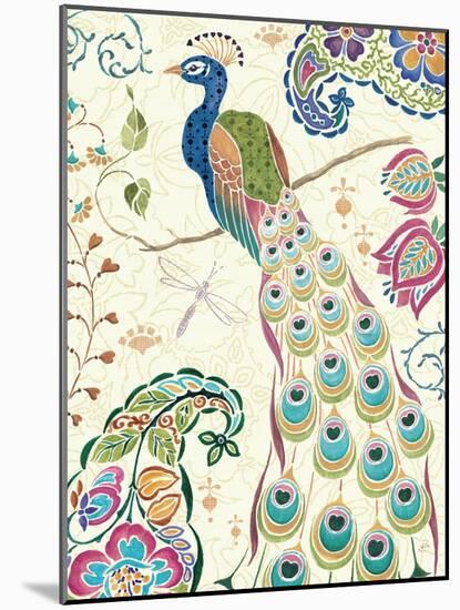 Peacock Fantasy III-Daphne Brissonnet-Mounted Art Print