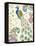 Peacock Fantasy III-Daphne Brissonnet-Framed Stretched Canvas