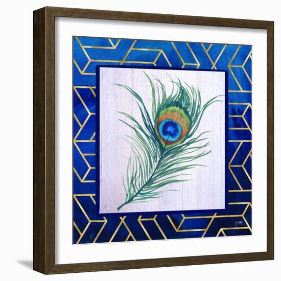 Peacock Feather I-Elizabeth Medley-Framed Photographic Print