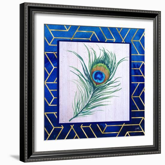 Peacock Feather I-Elizabeth Medley-Framed Photographic Print