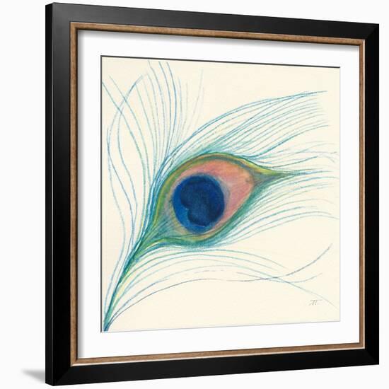 Peacock Feather I-Miranda Thomas-Framed Art Print