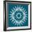 Peacock Feathers Mandala-null-Framed Art Print