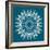 Peacock Feathers Mandala-null-Framed Art Print