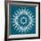 Peacock Feathers Mandala-null-Framed Premium Giclee Print