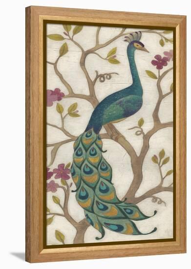 Peacock Fresco I-June Erica Vess-Framed Stretched Canvas