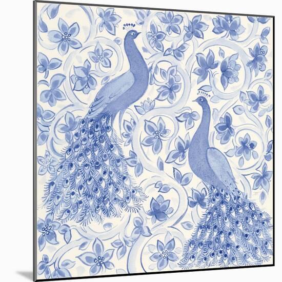 Peacock Garden II-Miranda Thomas-Mounted Art Print