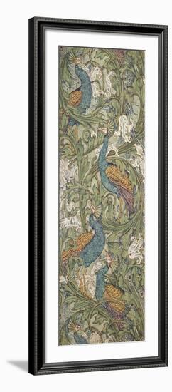 Peacock Garden Wallpaper, 1889-Walter Crane-Framed Giclee Print