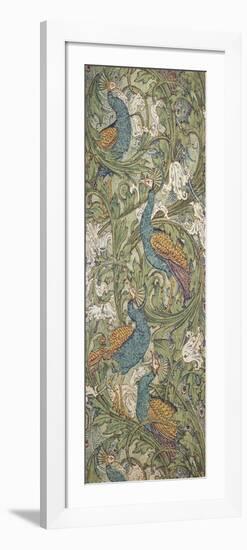 Peacock Garden Wallpaper, 1889-Walter Crane-Framed Giclee Print