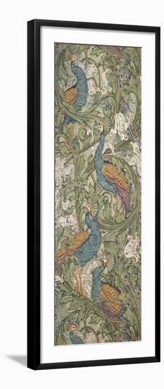 Peacock Garden Wallpaper, 1889-Walter Crane-Framed Giclee Print