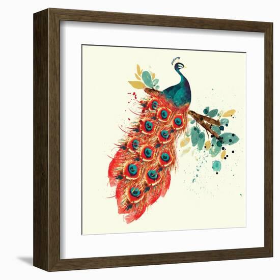 Peacock I-Sara Berrenson-Framed Art Print