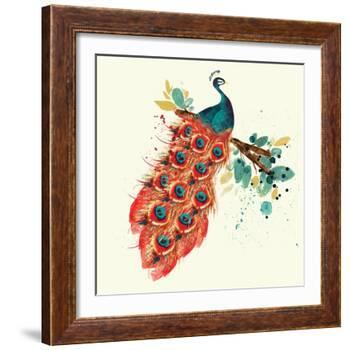 Peacock I-Sara Berrenson-Framed Art Print