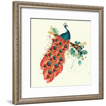 Peacock I-Sara Berrenson-Framed Art Print