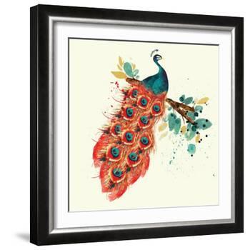 Peacock I-Sara Berrenson-Framed Art Print